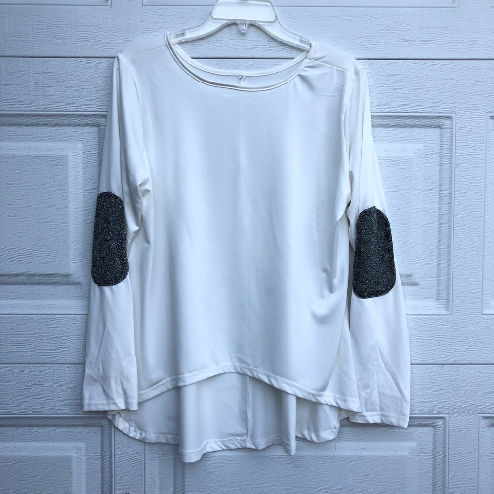 High short top with Elbow Patches
